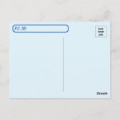 Nachüberqueren der Aquarellbilder Postkarte (Rückseite)