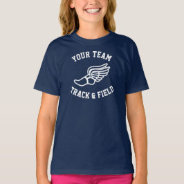 Nachverfolgung und Feldspezifische Teamname Girls  T-Shirt