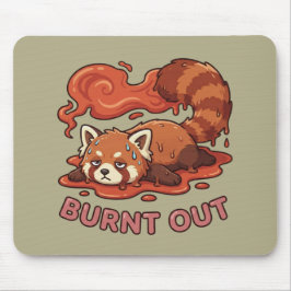 Nachvollziehbares "Ausgebranntes" Rotes Panda – Sü Mousepad