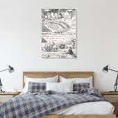 Nachweis der Abwehrmaßnahme Leinwanddruck (Insitu (Schlafzimmer))