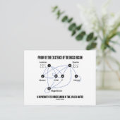 Nachweis der Existenz des Higgs-Bosons Postkarte (Stehend Vorderseite)