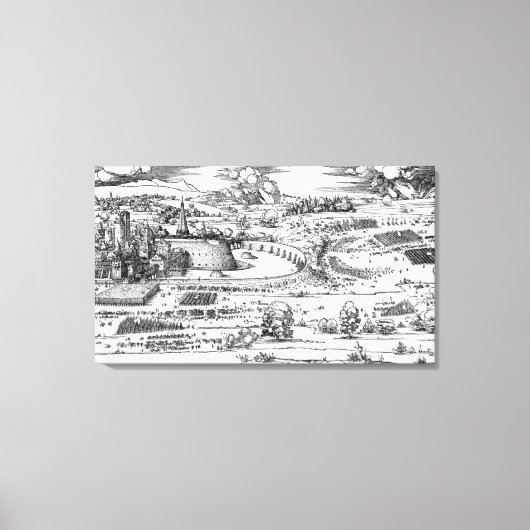 Nachweis von Schutzmaßnahmen Leinwanddruck (Vorderseite)