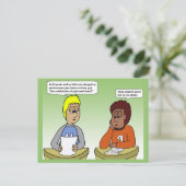 Nachweiskarte für die Leistung Postkarte (Stehend Vorderseite)