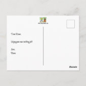 Nachweiskarte für die Leistung Postkarte (Rückseite)