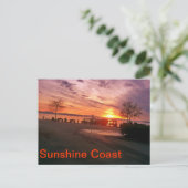 Nachweiskarte für die Sunshine Coast Postkarte (Stehend Vorderseite)