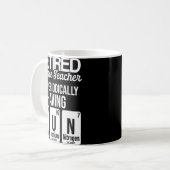 Nachwuchslehrer am Wochenende Schulruhestand Kaffeetasse (Vorderseite Links)