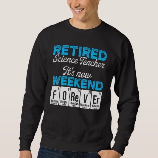 Nachwuchslehrer am Wochenende Schulruhestand Sweatshirt (Vorderseite)