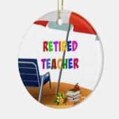 Nachwuchslehrer, Beach Scene (überarbeitet) Keramikornament (Links)