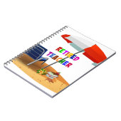 Nachwuchslehrer, Beach Scene (überarbeitet) Notizblock (Linke Seite)