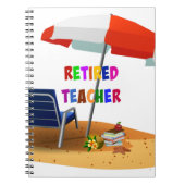 Nachwuchslehrer, Beach Scene (überarbeitet) Notizblock (Vorderseite)