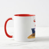Nachwuchslehrer, Beach Scene (überarbeitet) Tasse (Links)
