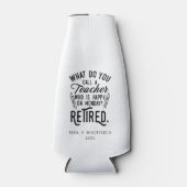 Nachwuchslehrer Leiter Schulversicherung Custom Flaschenkühler (Vorderseite)