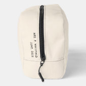 Nachwuchslehrer Leiter Schulversicherung Custom Waschbeutel (Rechts)