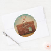 Nachwuchslehrer, mehr Zeit für Reisen Runder Aufkleber (Umschlag)