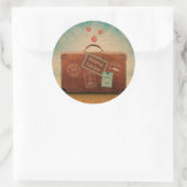 Nachwuchslehrer, mehr Zeit für Reisen Runder Aufkleber (Tasche)