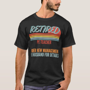 Nachwuchslehrer unter neuem Management-Rente T-Shirt