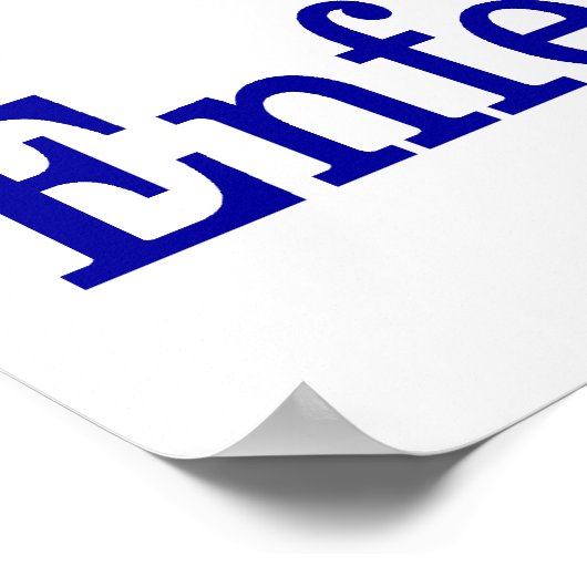 Naci Para Ser Enfermera Poster (Ecke)