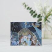nacimiento de jesus feiertagspostkarte (Stehend Vorderseite)
