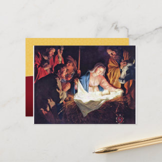 nacimiento feiertagspostkarte