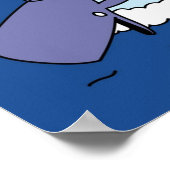 Nackt die Wale Poster (Ecke)