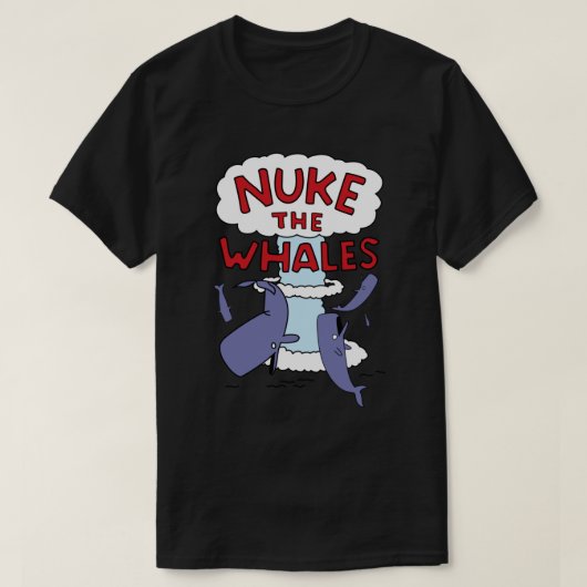 Nackt die Wale T-Shirt (Design vorne)