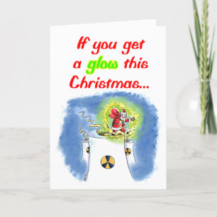 Nackte Weihnachtskarte Feiertagskarte