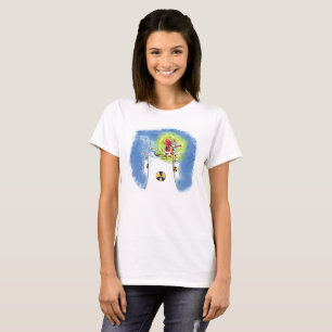 Nackter Santa Claus Weiß-T - Shirt