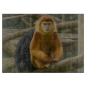 Nacktfresser Affe in der Waldhütte Schneidebrett (Vorderseite)