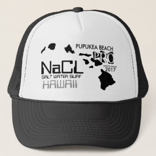 NaCL SALZWASSER SURF PUPUKEA STRAND Truckerkappe
