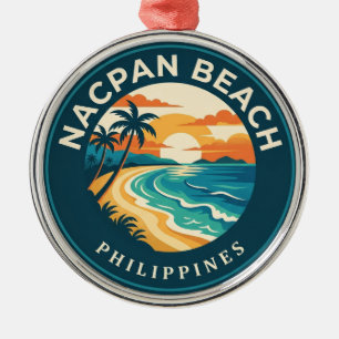 Nacpan Beach Philippinen Ornament Aus Metall