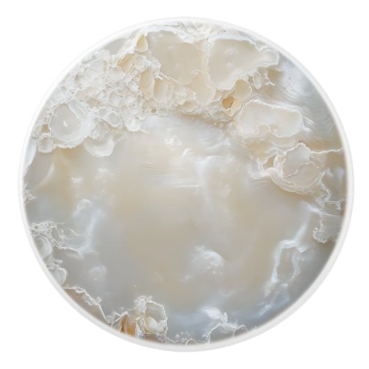 Nacre Pearl Nature Pattern Keramikknauf (Vorderseite)