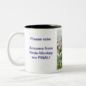 Nada-Affe #19 Zweifarbige Tasse (Links)