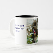 Nada-Affe #92 Zweifarbige Tasse (Vorderseite Links)