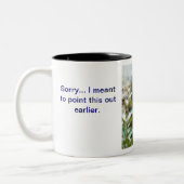 Nada-Affe #92 Zweifarbige Tasse (Links)