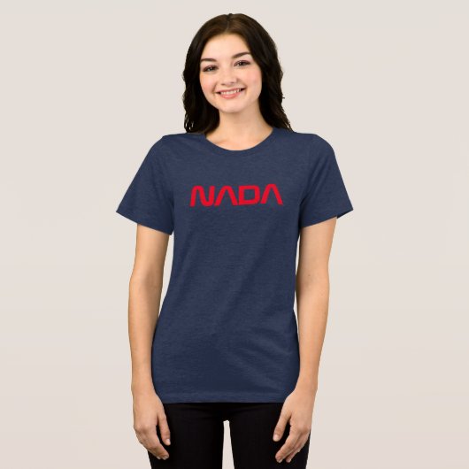 NADA Neurodiversity ADHD Autismus Selbstversorgung Tri-Blend Shirt (Vorderseite voll)