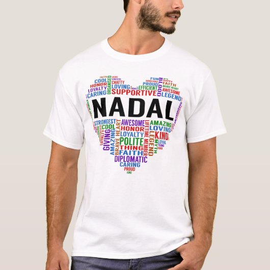 NADAL Legend Heart T-Shirt (Vorderseite)