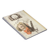 Nadar (1820-1910) Titelblatt "La Lune", Notizblock (Rechte Seite)