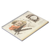 Nadar (1820-1910) Titelblatt "La Lune", Notizblock (Linke Seite)