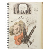 Nadar (1820-1910) Titelblatt "La Lune", Notizblock (Vorderseite)