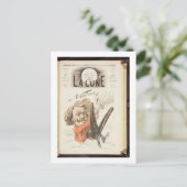 Nadar (1820-1910) Titelseite von "La Lune", veröff Postkarte (Stehend Vorderseite)