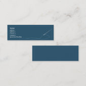 Nadel - dünn mini visitenkarte (Vorne/Hinten)