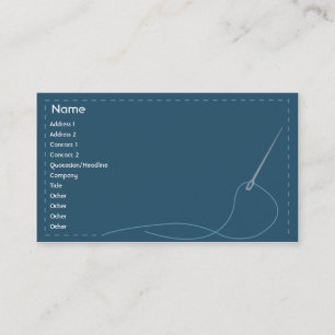 Nadel - Geschäft Visitenkarte