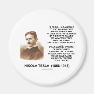 Nadel-Heuschober-Theorie-Zitat Nikola Teslas Magnet