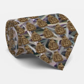 Nadel-Hintergrund des Kiefern-Kegel-(Ponderosa) Krawatte (Gerollt)