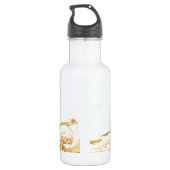 Nadel im Heuhaufen Edelstahlflasche (Rückseite)