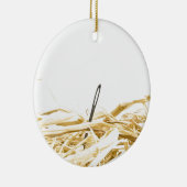 Nadel im Heuhaufen Keramikornament (Rechts)