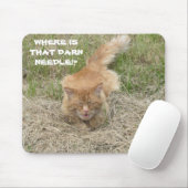 Nadel im Heuhaufen Mousepad (Mit Mouse)