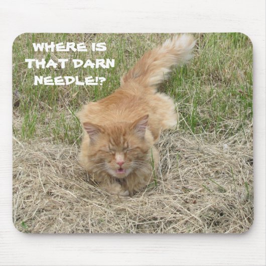 Nadel im Heuhaufen Mousepad (Vorne)