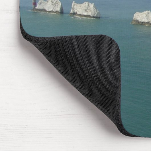 Nadel-Insel von Wight Großbritannien Mousepad (Ecke)