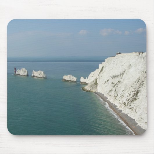 Nadel-Insel von Wight Großbritannien Mousepad (Vorne)
